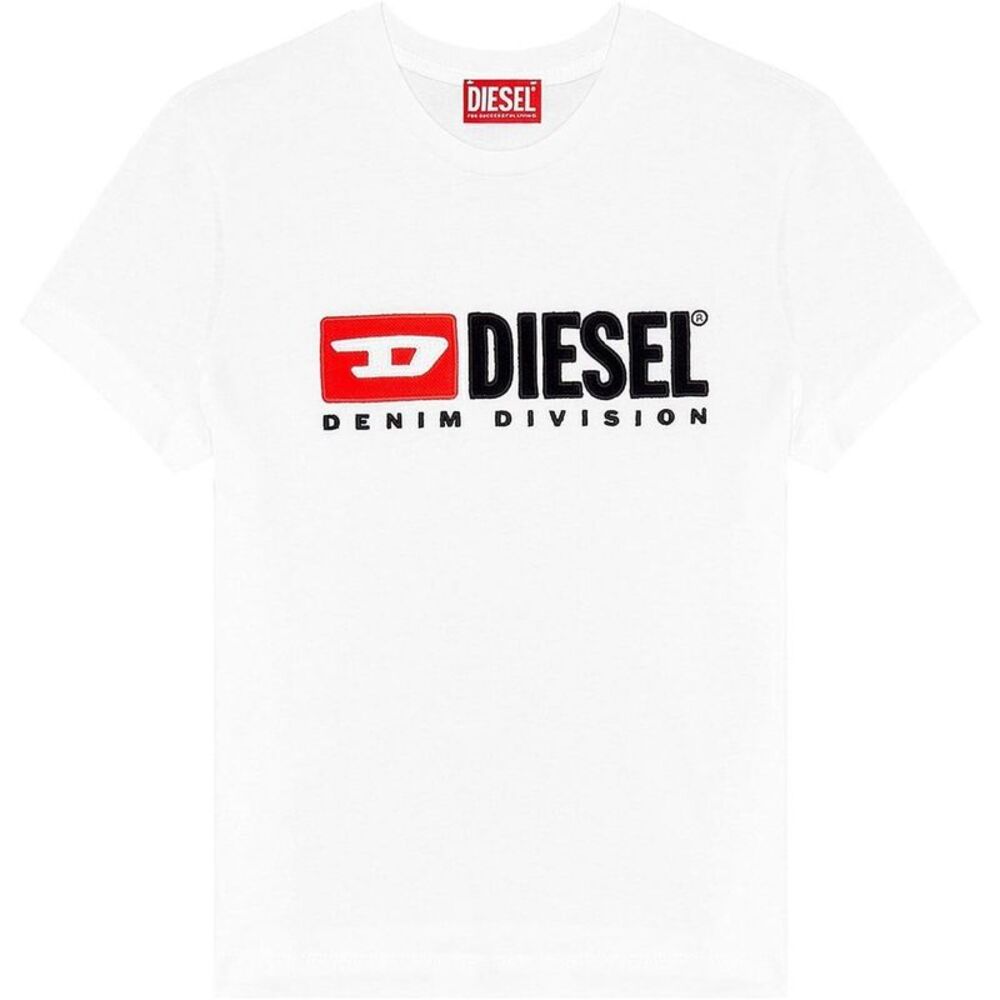 Diesel Womens/Ladies Diegor Div Cotton Jersey T-Shirt / White